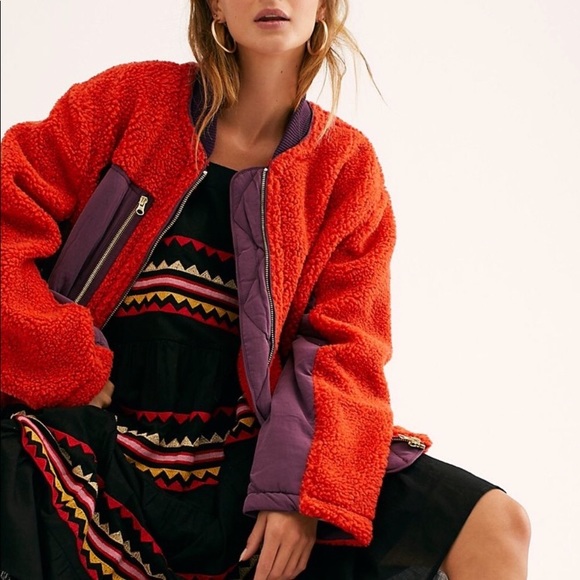 NWT Free People Rivington Sherpa Jacket - Picture 4 of 8